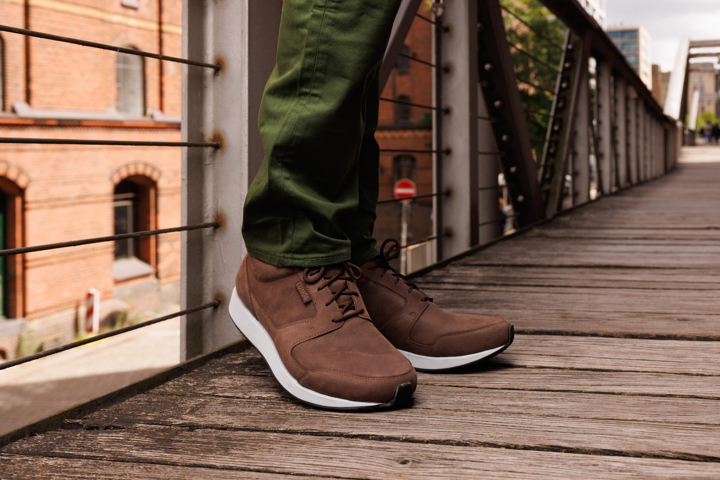 Derby Walk Leather S (Chocolate/Brown/Light Grey)